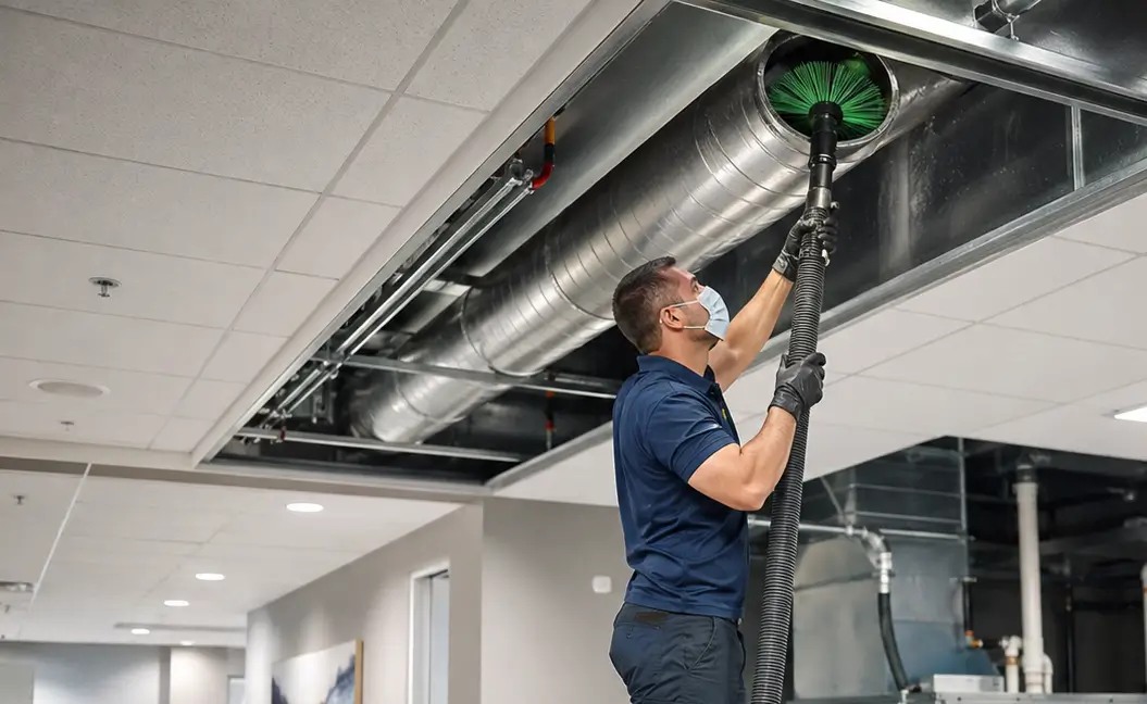 Commercial air duct cleaning service by Kemah Air Duct Cleaning Texas