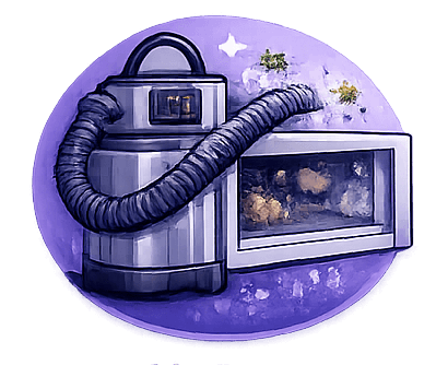 Air duct cleaning service icon